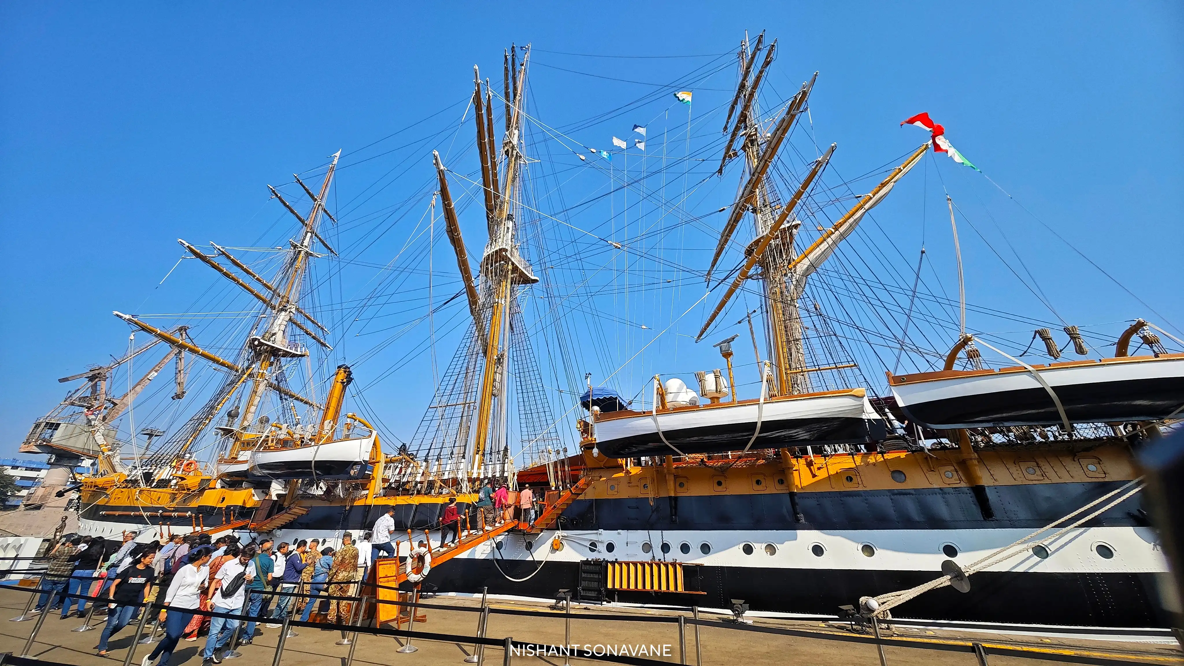 Amerigo Vespucci ship in Mumbai