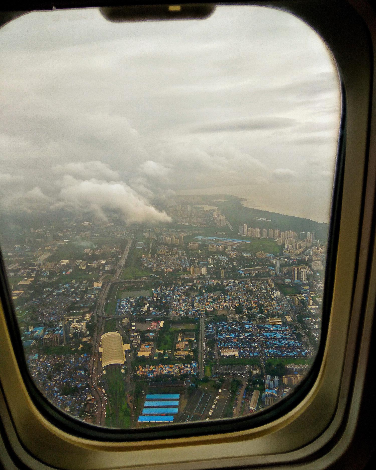Mumbai Plane Window